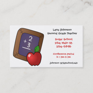 LärareApple visitkort