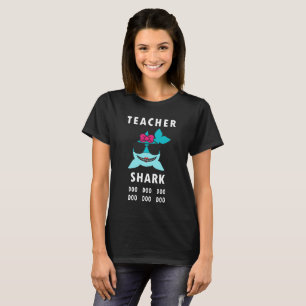 LärarehajDoo Doo kvinna skjorta, Sharkasm skjorta T Shirt