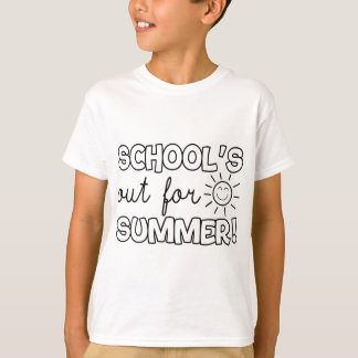 Läraren är ute på sommaren. Sista T Shirt