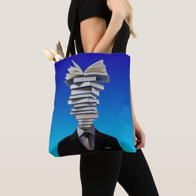 Läraren Bok Älskare Student Tote Bag Tygkasse (Närbild)