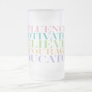 Läraren Frostat Ölglas