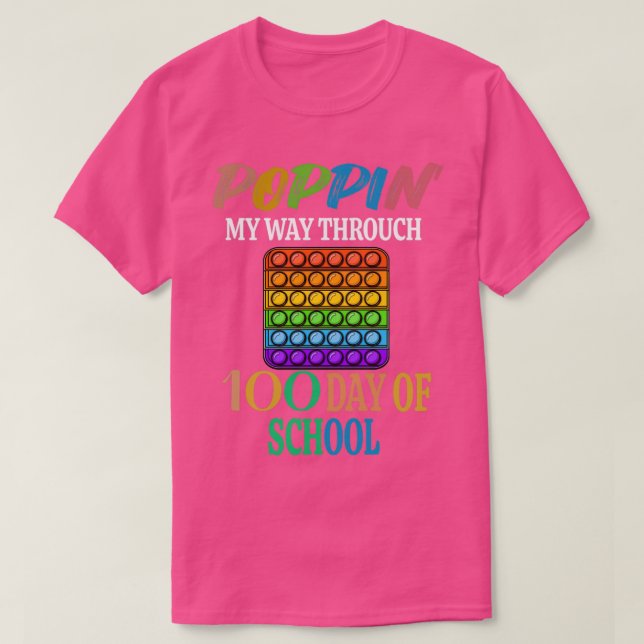 Läraren Gift poppin min väg T Shirt (Design framsida)