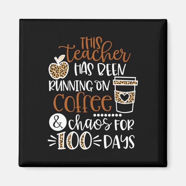 Läraren har gått på kaffe och kaos magnet (Framsidan)