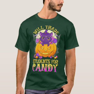 Läraren kommer att handla med Studenter för Candy T Shirt