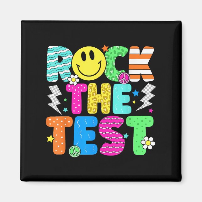 Läraren Student Mo i Sten vid testdagen Magnet (Framsidan)