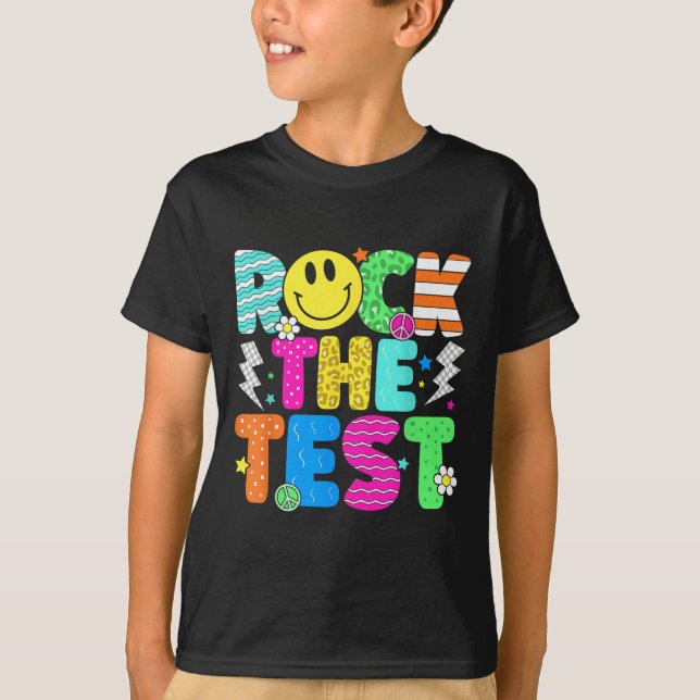 Läraren Student Mo i Sten vid testdagen T Shirt (Framsida)