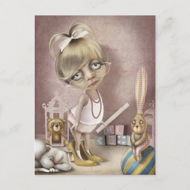 Läraren Vykort (Framsida)