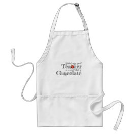 Lärarens choklad Stash Apron Förkläde