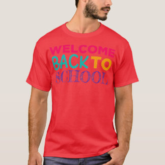 Lärarens första dag Välkommen Back to school T Shirt