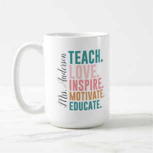 Lärarens Inspirerande Present Kop Kaffemugg