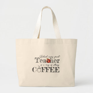 Lärarens kaffebag jumbo tygkasse