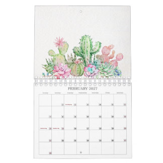 Lärarens klassrums kaktus planerare & kalender
