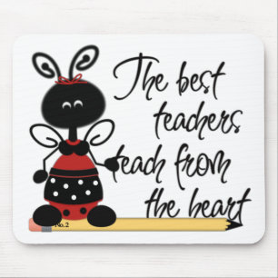 Lärarens Ladybug Mouse Pad Musmatta