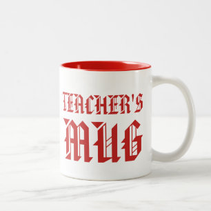 Lärarens mugg Cute Bright Roligt Humor Slogan Mu