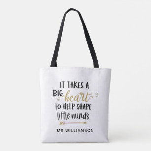 Lärarens Personlig för uppskattning av Tote Bag Gi Tygkasse