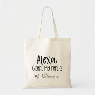 Lärarens Personlig för uppskattning av Tote Bag Gi Tygkasse