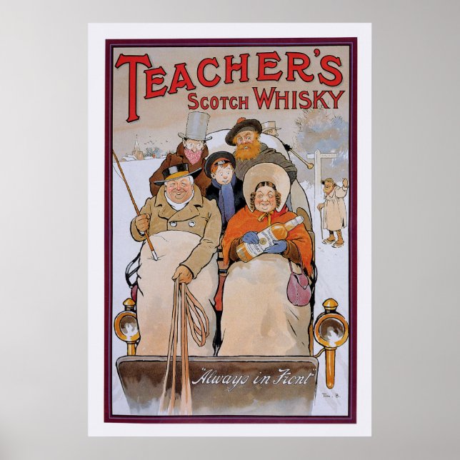 Lärarens Scotch Whisky Poster (Framsidan)