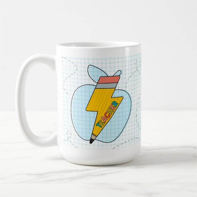 Lärarens superkraft kaffemugg (Vänster)