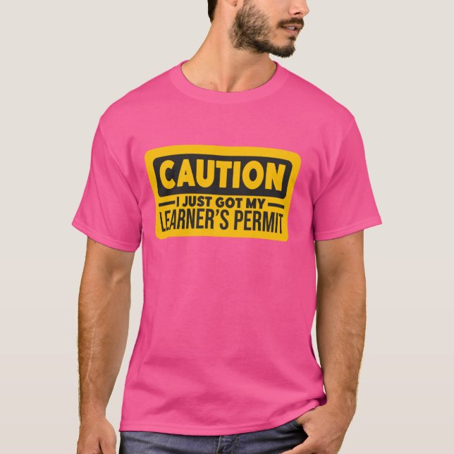 Lärarens varning för nya drivrutiner Bara Har min  T Shirt (Framsida)