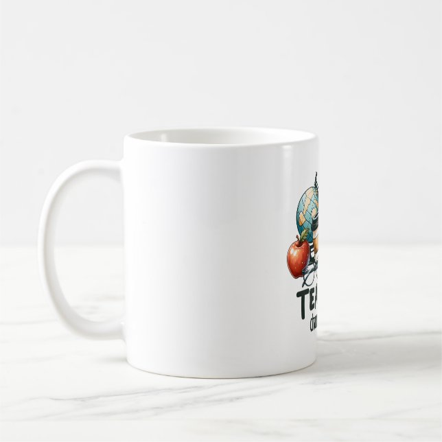 Lärarepresent | Lärare Förändrar Världen Kaffemugg (Vänster)