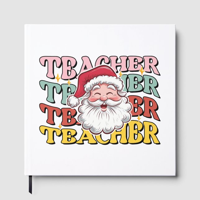 Lärarepresent | Tomte Lärare Gästböcker (Framsida)