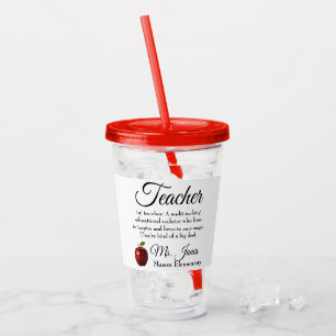 LärareRockstar anpassningsbar Take Away Mugg