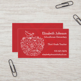 Lärares Apple Business Card Visitkort