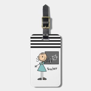 Lärarestick figur bagagebricka