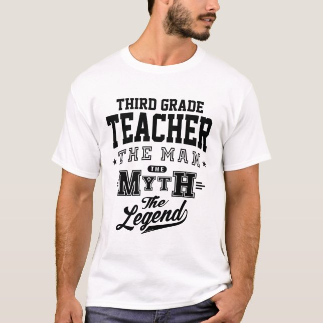 Lärarexamen från tredje Klass T Shirt (Framsida)