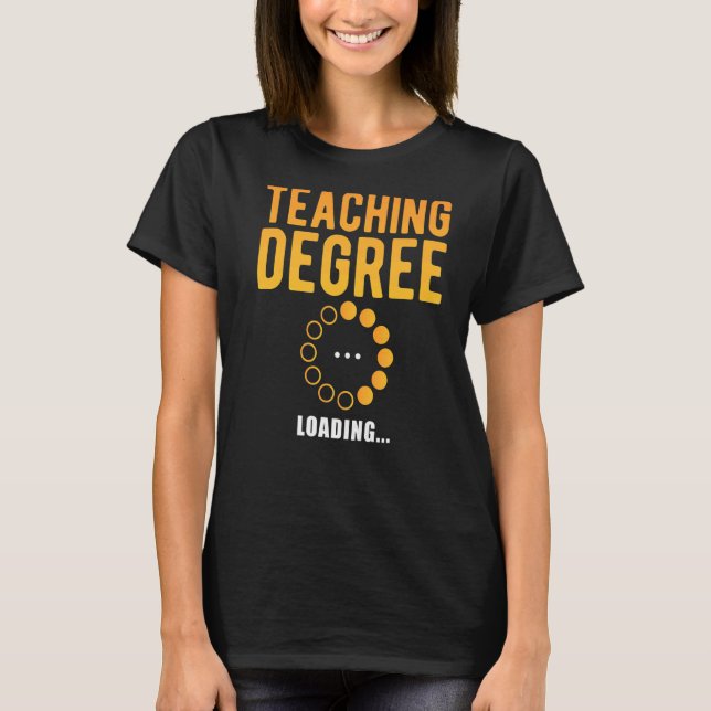 Lärarexamen vid skolstudier i Student T Shirt (Framsida)
