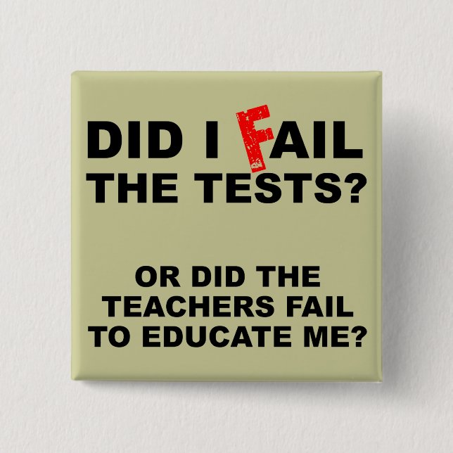 LärarFail Rollig Knapp Märke (Framsida)