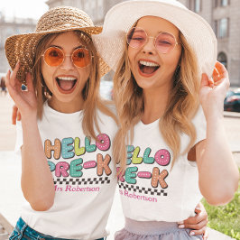 Lärarfärgad reflektor före k t-shirt