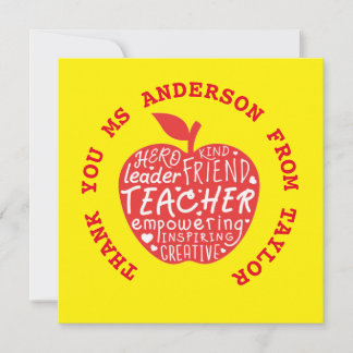 Lärarfästare - BÄSTA citattecken Äpple