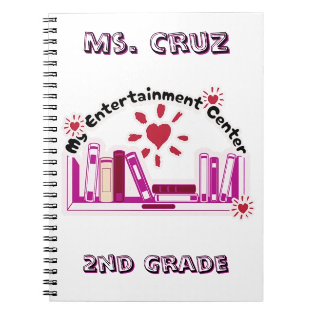 Lärarfoto för bärbara datorer i andra klass anpass anteckningsbok (Framsidan)