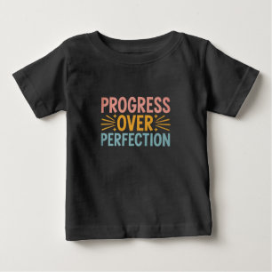 Lärarframsteg framför perfektion tillbaka till sko t shirt
