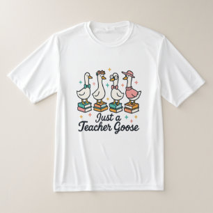 LärarGås Söta Gäss På Böcker T Shirt