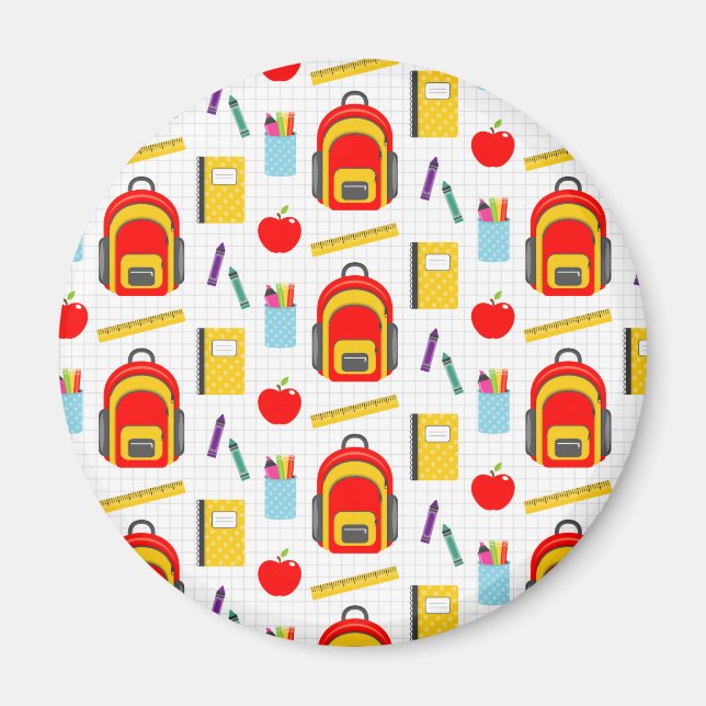 Lärargåva | Äpple Back to school Magnet (Framsidan)