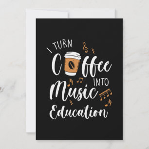Lärargåva: Jag vänder kaffe till musikutbildning Inbjudningar