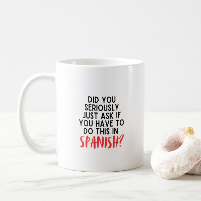 Lärargåvor från Spanien Kaffemugg (Med munk)