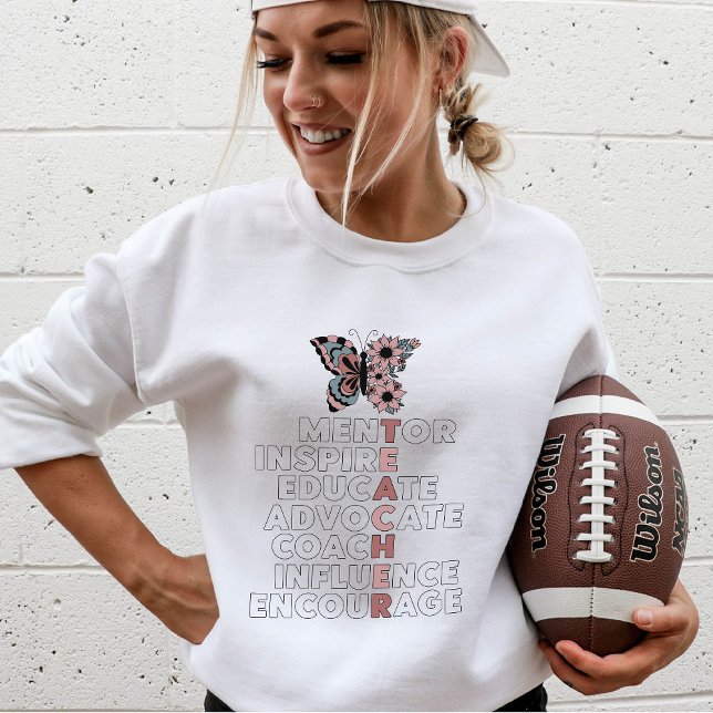 Lärargrupp Gift Back Print Anpassningsbar Boho Cre T Shirt (Skapare uppladdad)