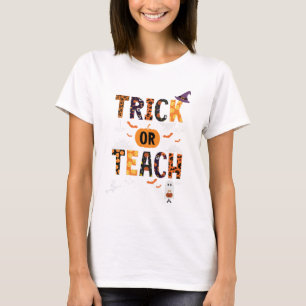 lärarhalloween t-skjorta t shirt