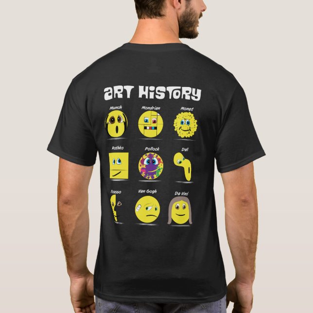 Lärarhistorik för Lärare Studenter T Shirt (Baksida)