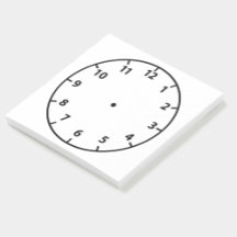 Lärarhjälpen Blank Clock Ansikte