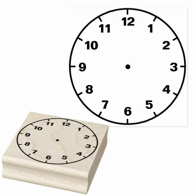 Lärarhjälpen Blank Clock Ansikte Stämpel (Skapare uppladdad)