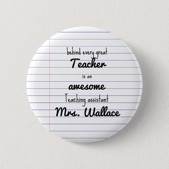 Lärarhjälpens Väska & Knapp, Undervisningsassisten Knapp (Framsida)