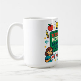 Lärarhjärtan, formaterande terminaler kaffemugg