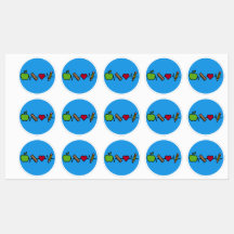 Lärarhjärtslag Reward Stickers - Klassrum