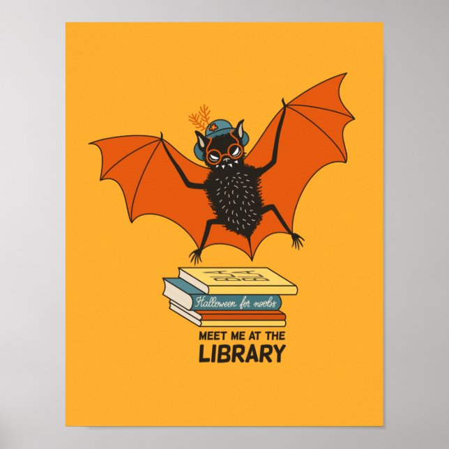 Lärarinna fladdermus bok älskare poster (Framsidan)
