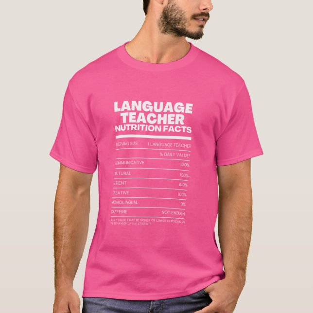 Lärarinna Lärarinna T Shirt (Framsida)