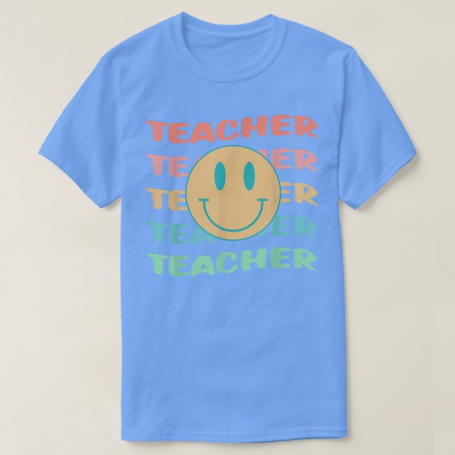 Lärarinspirerande färgbildande element tillbaka ti t shirt (Design framsida)